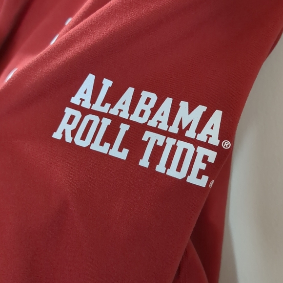 Nike women's Alabama lightweight 1/4 zip pullover shirt red/white, size M - Picture 4 of 14